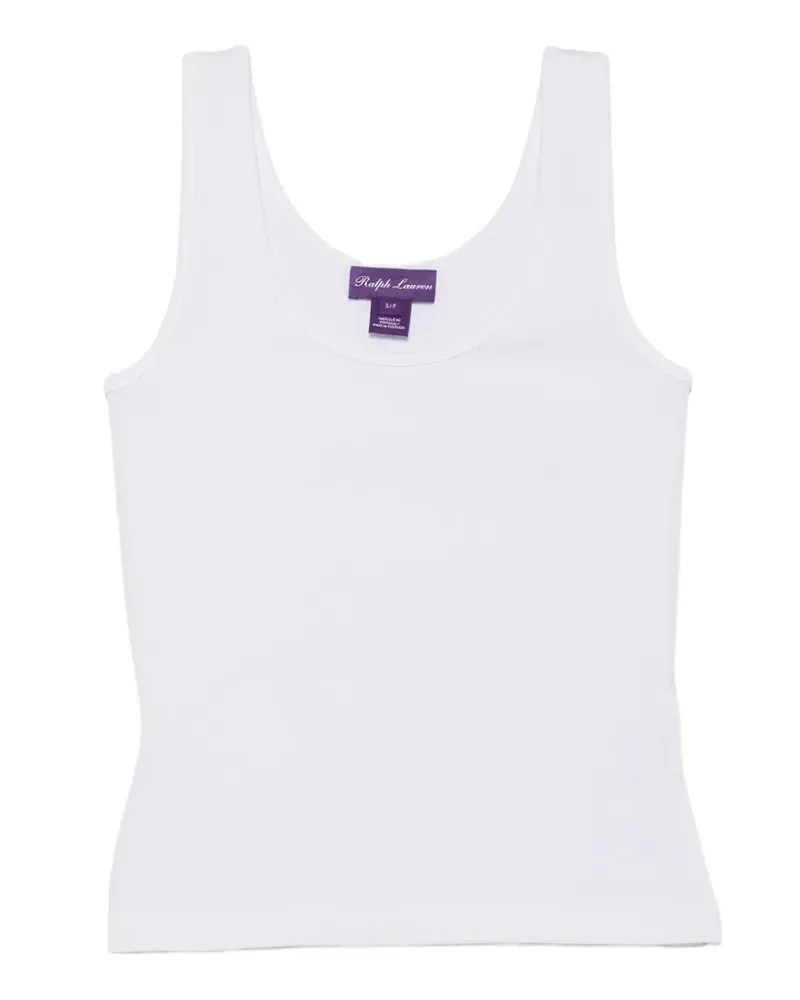 Ralph Lauren ribbed-knit tank top - Weiß Weiß