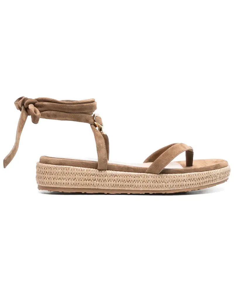 Gianvito Rossi Espadrilles aus Wildleder - Braun Braun