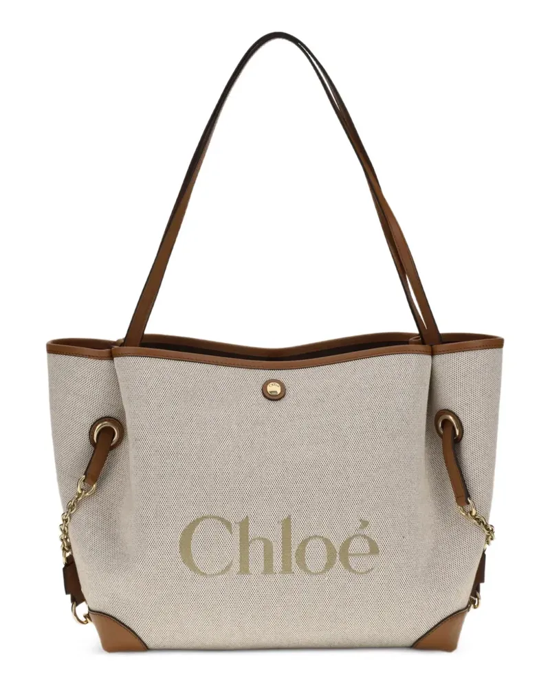 Chloé Clover Tote Bag - Nude Nude