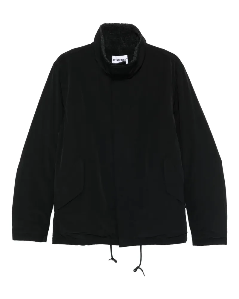 ATTACHMENT Leichte Jacke mit Stehkragen - Schwarz Schwarz