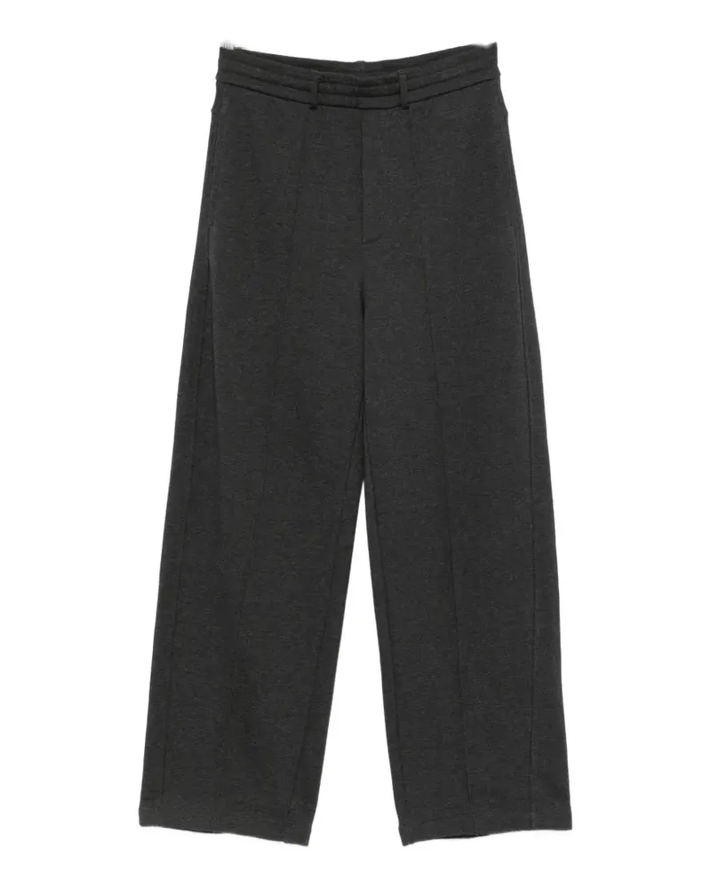 Emporio Armani pressed-crease track pants - Grau Grau