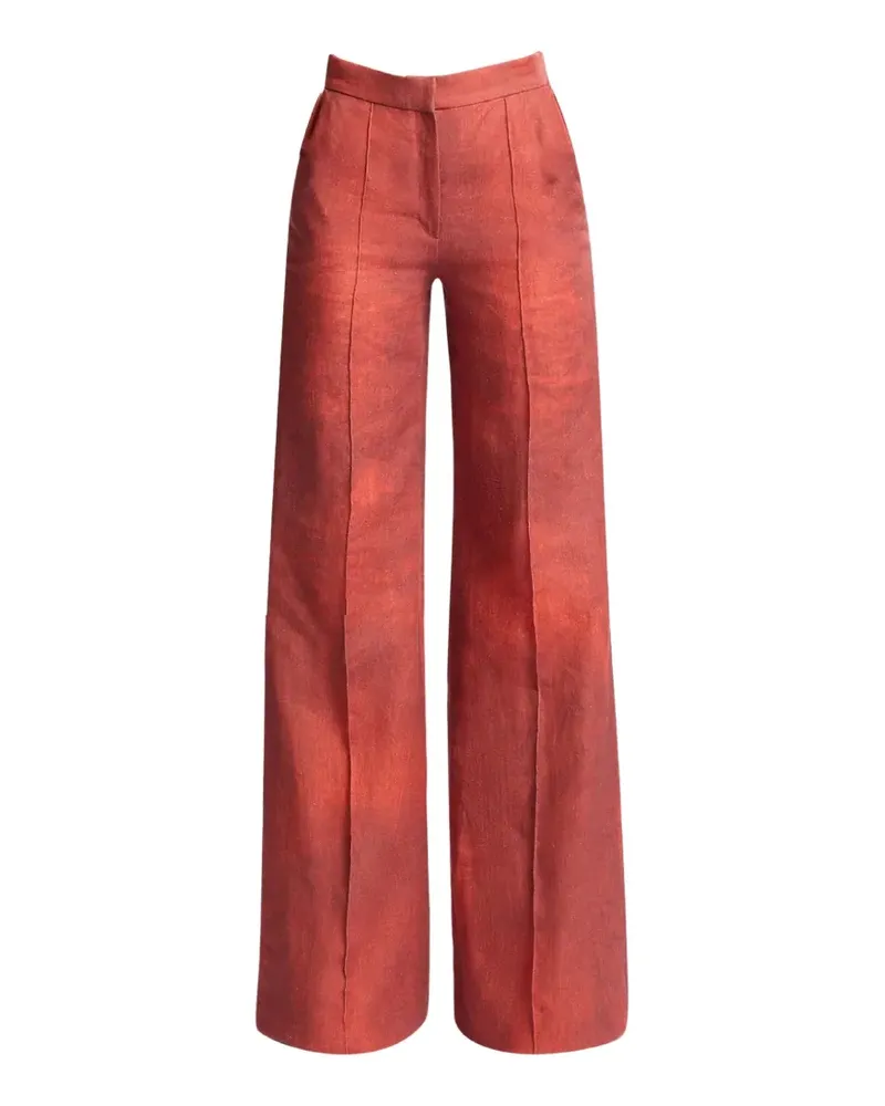 Elie Saab Hose mit Print - Rot Rot