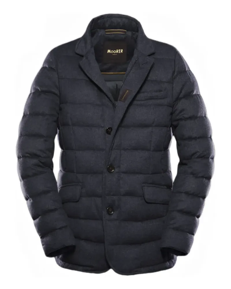 MOORER Gesteppte Zayn-Lbutton Jacke - Grau Grau