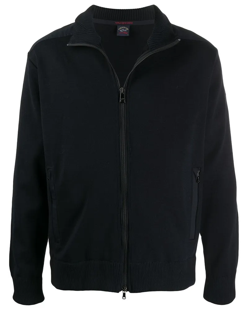 Paul & Shark Jacke mit Logo-Stickerei - Blau Blau