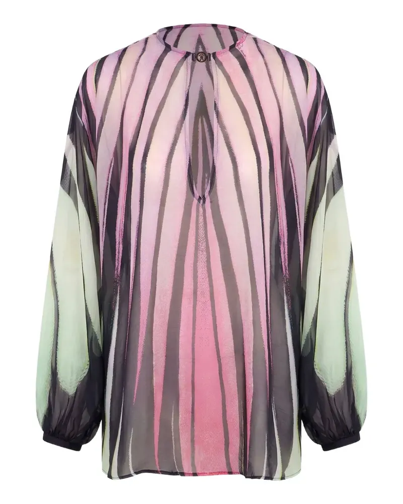 Roberto Cavalli Ray Of Paradise-print blouse - Rosa Rosa