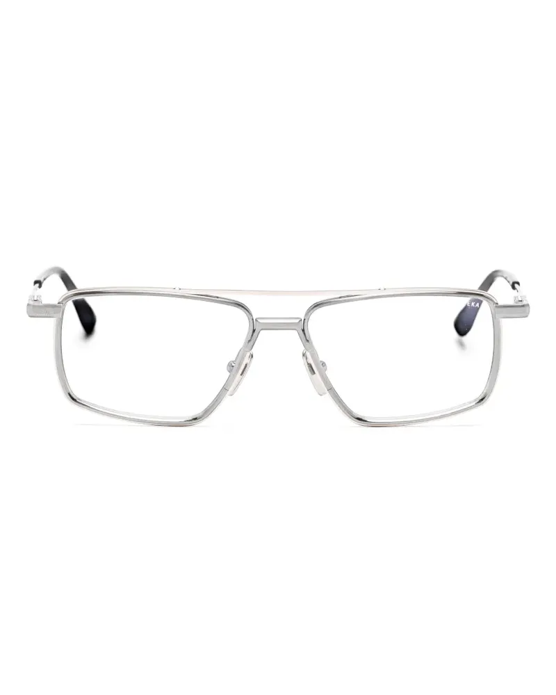 DITA Arteka Brille mit geometrischem Gestell - Silber Silber