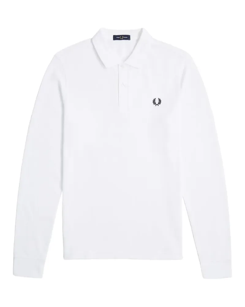Fred Perry long-sleeve polo shirt - Weiß Weiß
