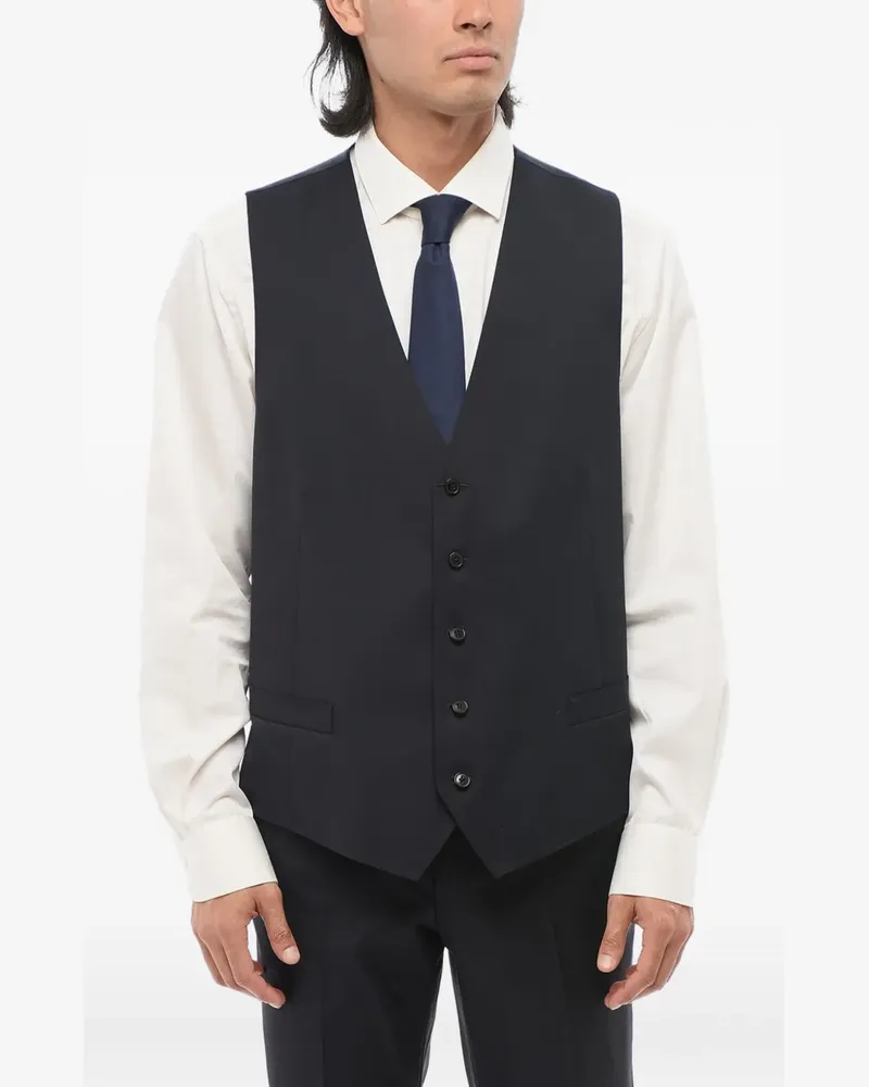Corneliani Leader buttoned waistcoat - Blau Blau