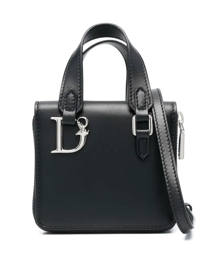 Dsquared2 Mini Handtasche - Schwarz Schwarz