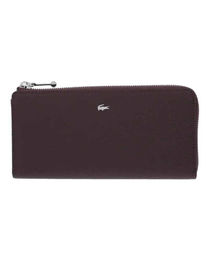 Lacoste Portemonnaie mit Logo-Schild - Braun Braun