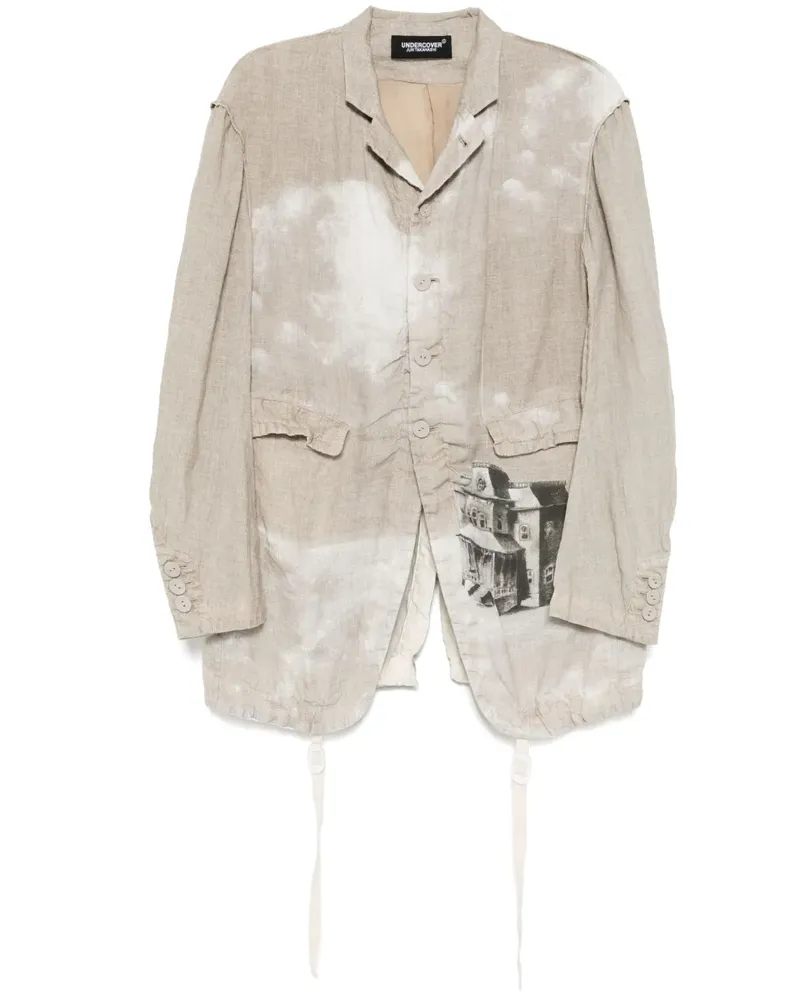 Undercover Sakko mit grafischem Print - Nude Nude