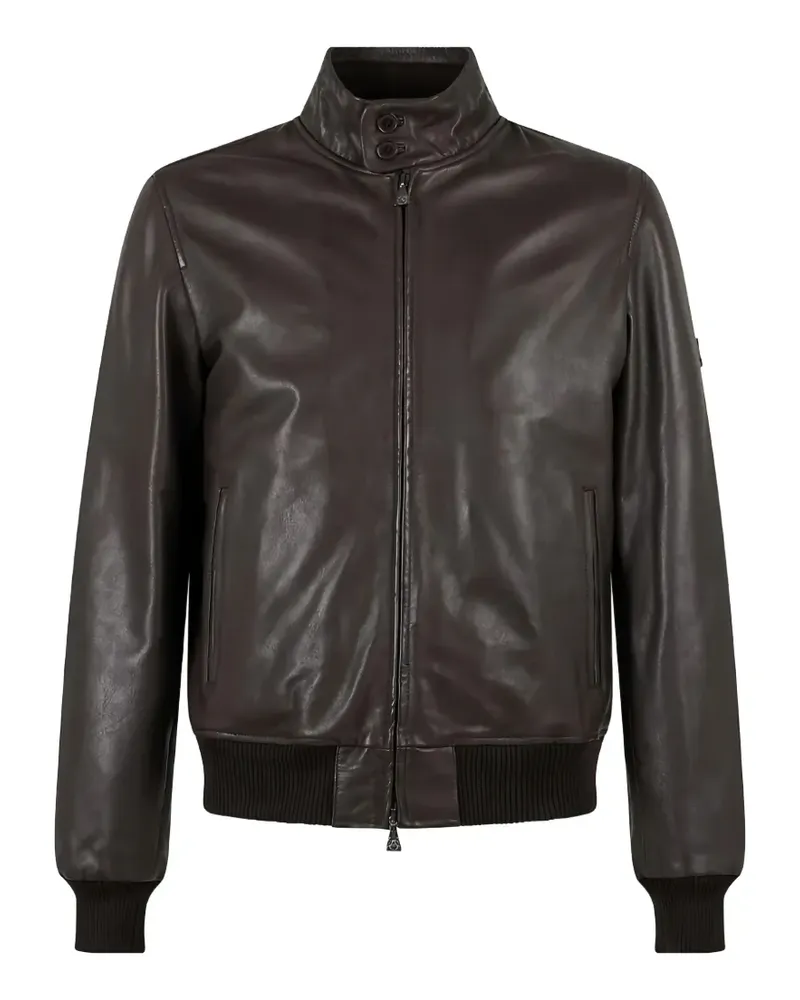 Roy Roger's Barracuda leather jacket - Braun Braun