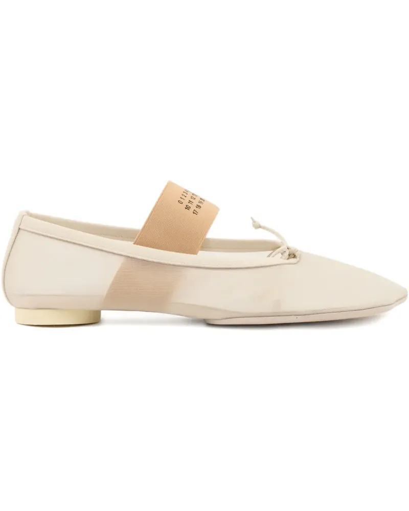 Maison Margiela Sneakers in Netzoptik - Nude Nude