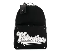 Rucksack mit Applikation - Schwarz