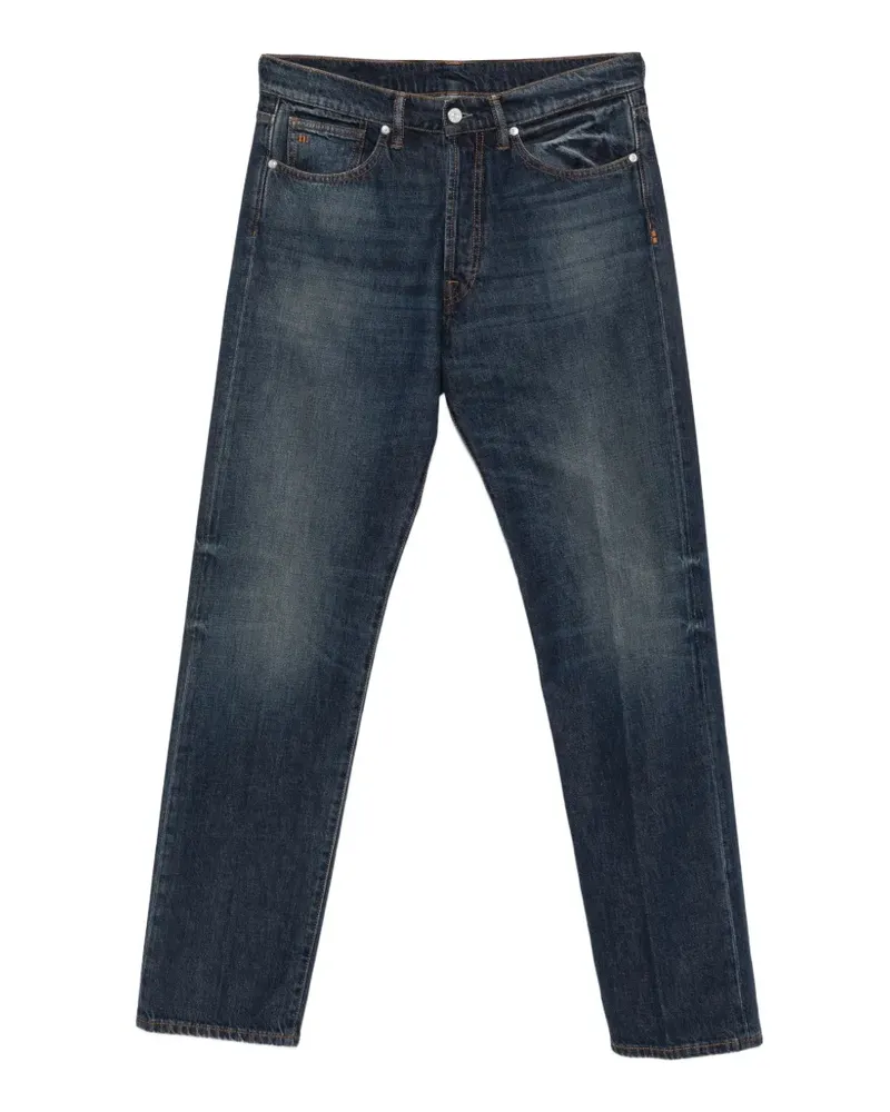 nine:inthe:morning Nathan faded-effect straight-leg jeans - Blau Blau