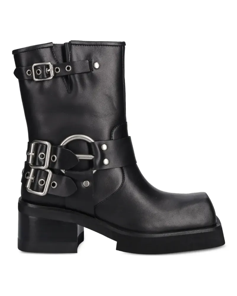 Jeffrey Campbell Stubborn Stiefel mit eckiger Kappe - Schwarz Schwarz