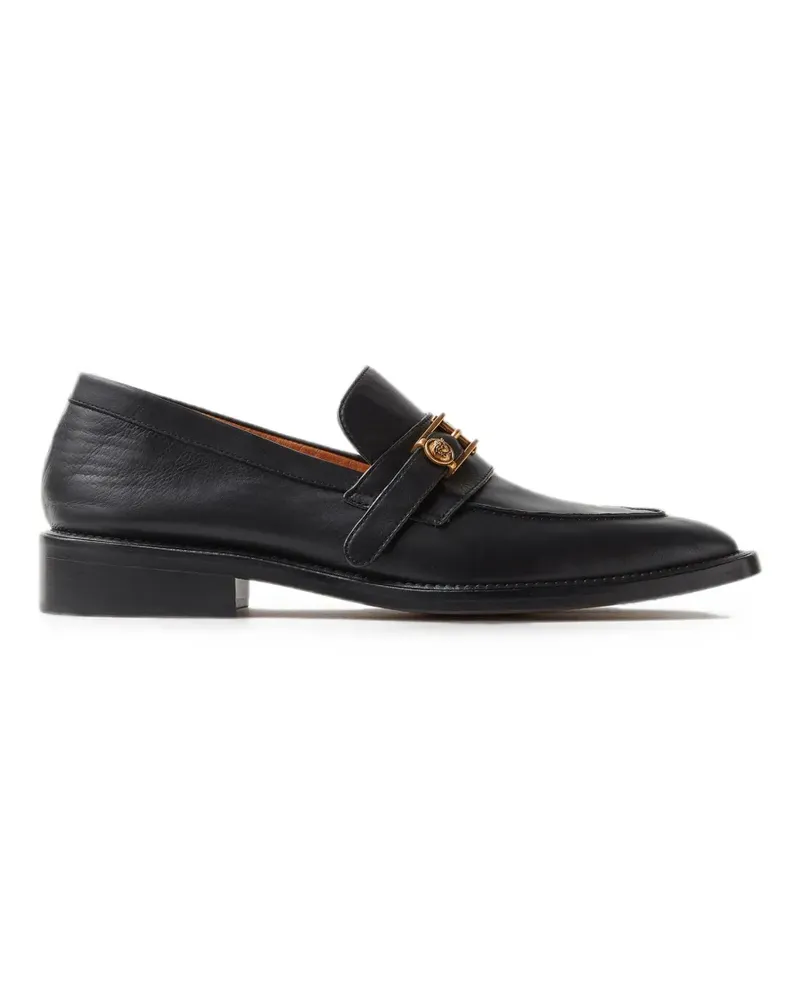 Versace Primo leather loafers - Schwarz Schwarz