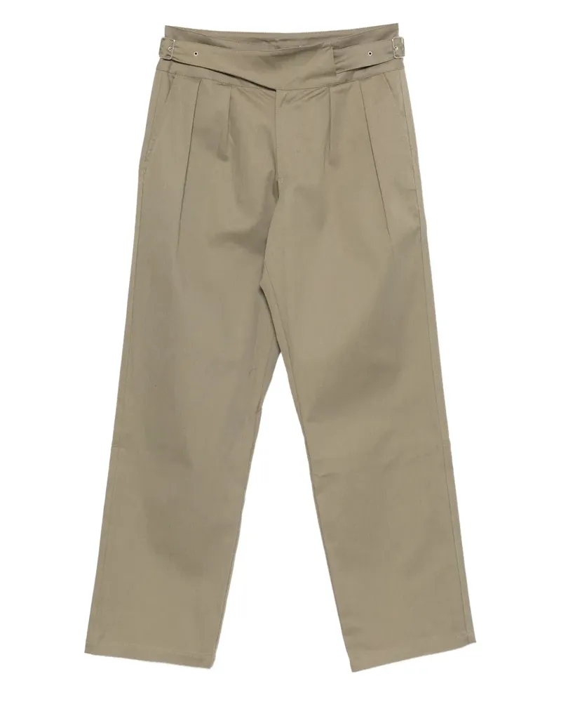 GIMAGUAS Plissierte Hose mit Gürtel - Grün Grün