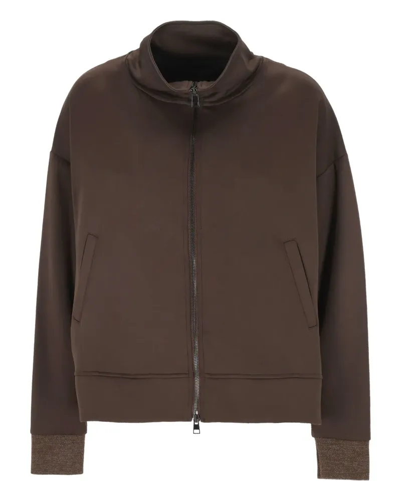Lorena Antoniazzi zip-fastening sweatshirt - Braun Braun
