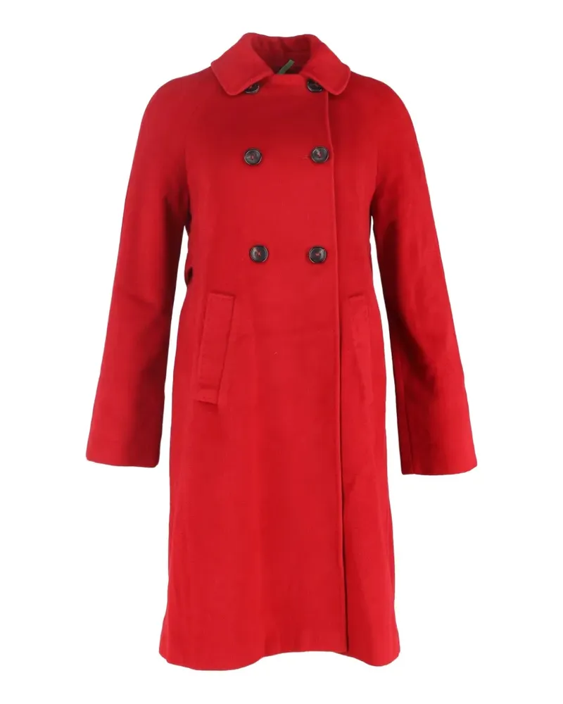 Max Mara double-breasted wool coat - Rot Rot