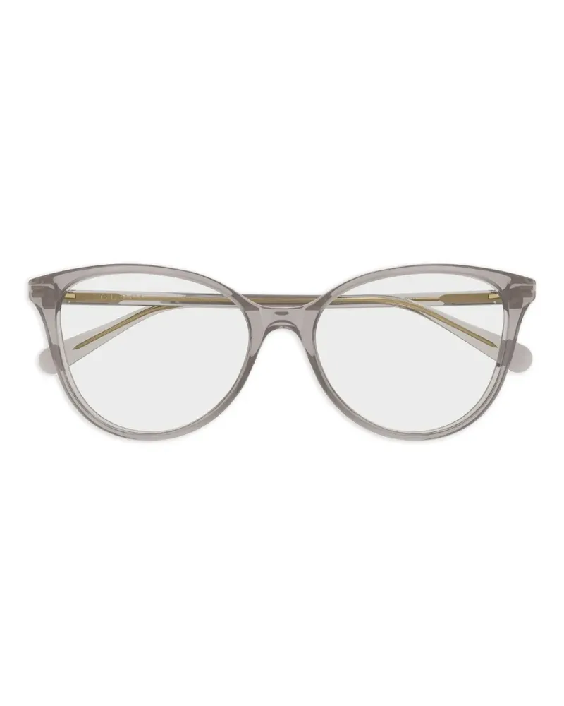 Gucci Brille mit Logo - Grau Grau