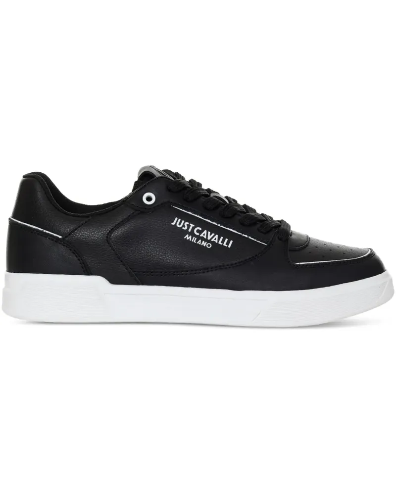 Just Cavalli Sneakers mit Logo-Print - Schwarz Schwarz