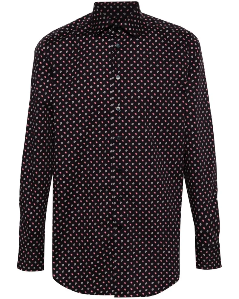 Etro Hemd mit Paisleymuster - Blau Blau