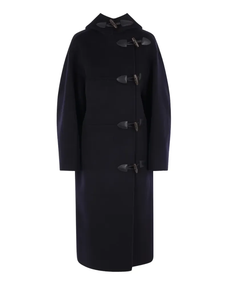 Róhe toggle-fastening hooded coat - Blau Blau