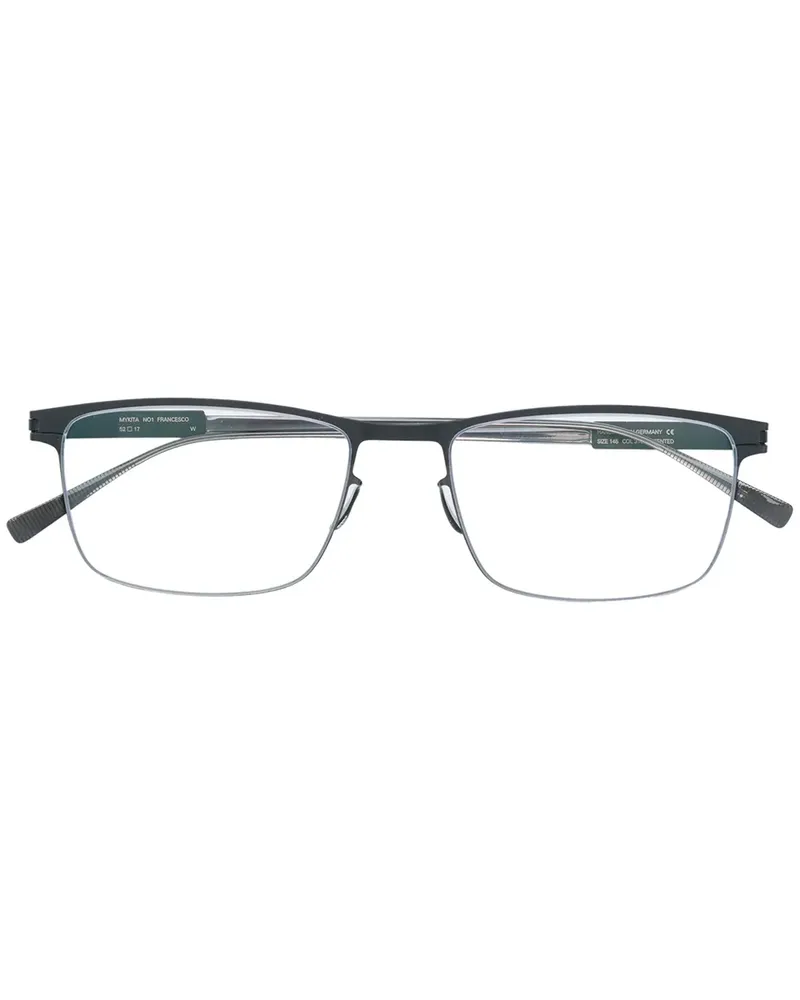 Mykita Francesco' Brille mit rechteckigem Gestell - Grau Grau