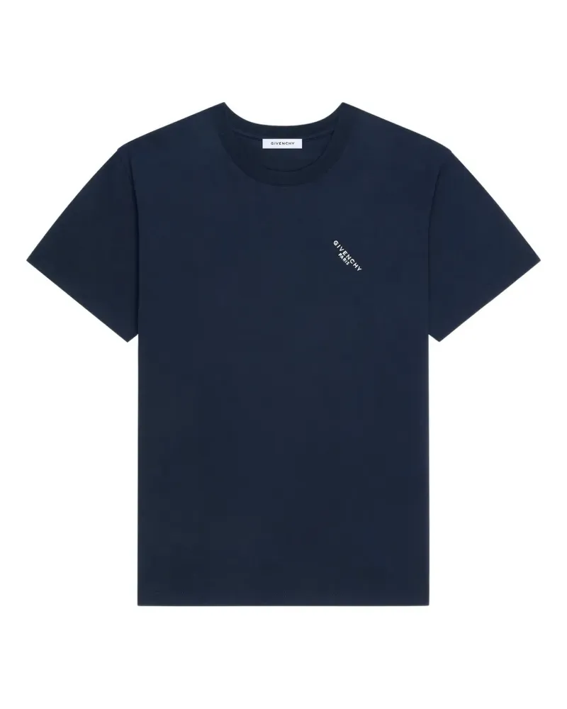 Givenchy T-Shirt mit Logo - Blau Blau
