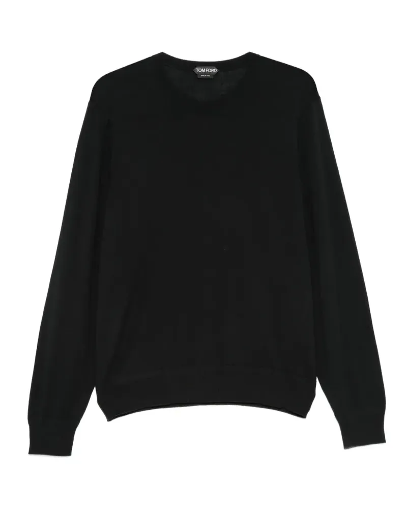 Tom Ford crew-neck long-sleeve sweater - Schwarz Schwarz