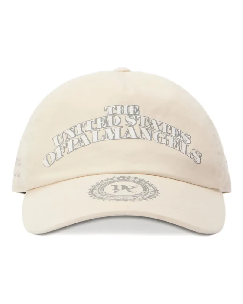 Palm Angels embroidered cap - Nude Nude
