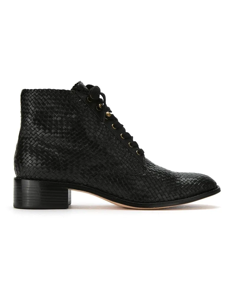 Sarah Chofakian Stiefeletten aus Leder - Schwarz Schwarz
