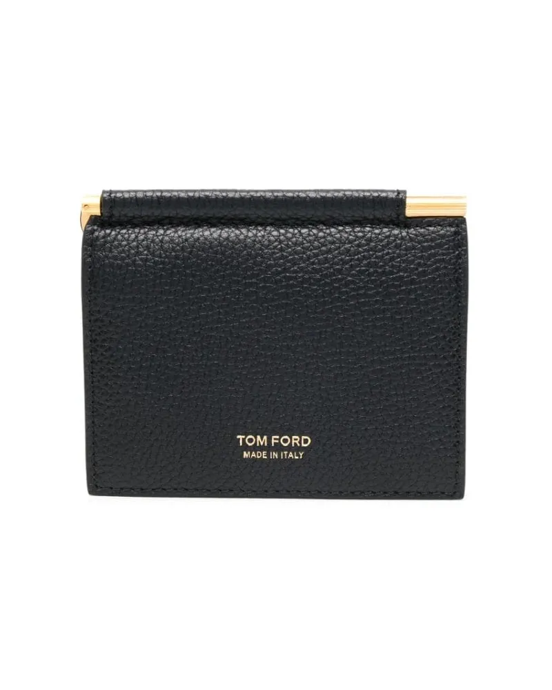 Tom Ford Portemonnaie mit Logo-Stempel - Schwarz Schwarz
