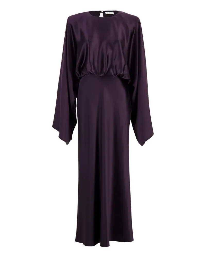 Altuzarra Evinka Seidenkleid mit Raffungen - Violett Violett