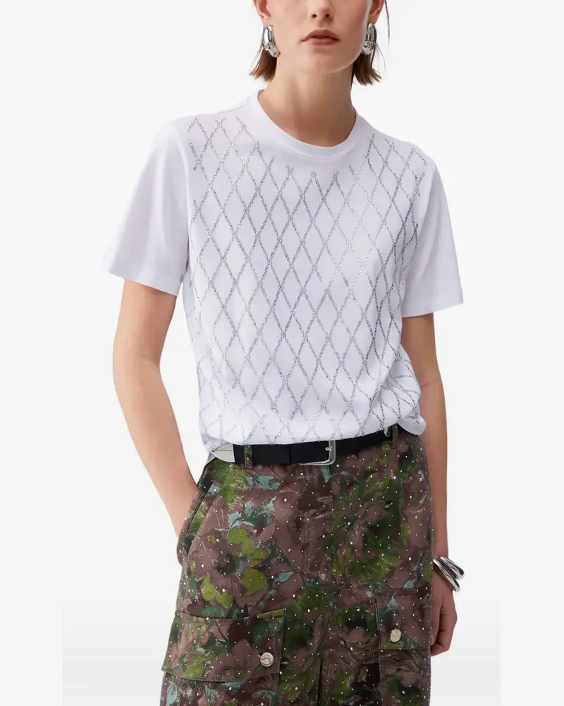 Liu Jo Klassisches T-Shirt - Weiß Weiß