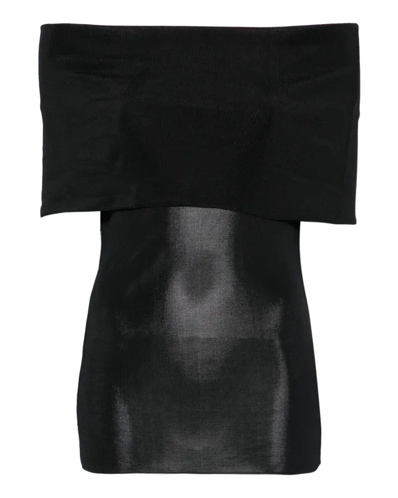 MVP Wardrobe Schulterfreies Oberteil - Schwarz Schwarz