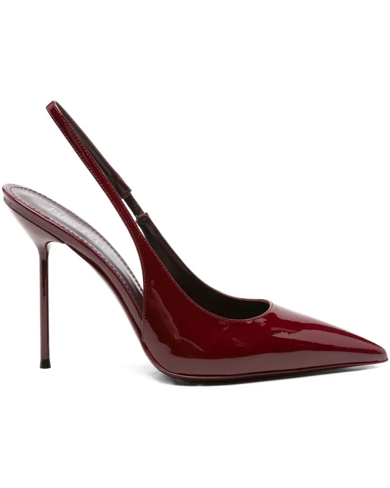 Paris Texas Spitze Slingback-Pumps 110mm - Rot Rot