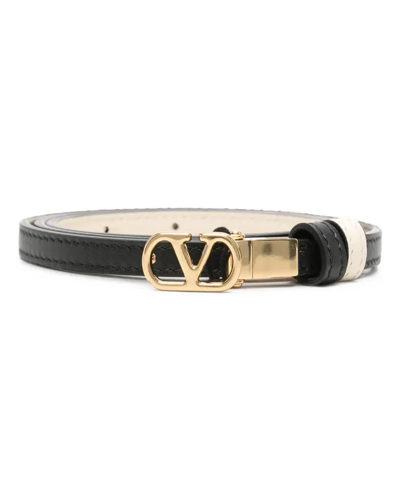 Valentino Garavani Wendbarer VLogo Signature Gürtel - Schwarz Schwarz