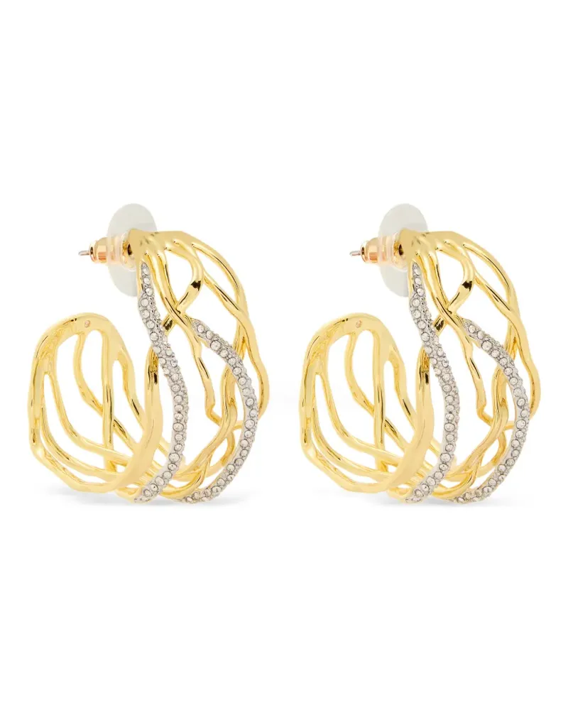 Alexis Bittar Solanales crystal-embellished earrings - Gold Gold