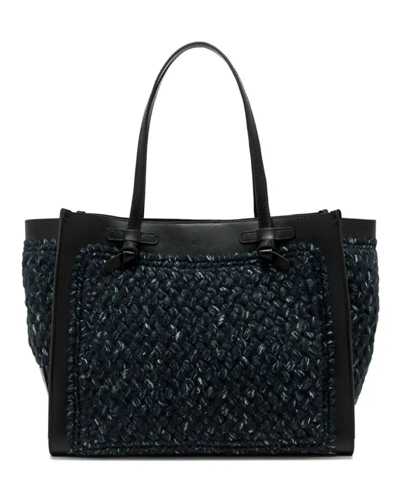 Gianni Chiarini Geflochtener Marcella Tote Bag - Schwarz Schwarz