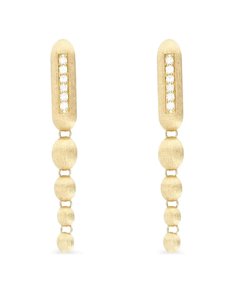 NANIS Elite Hängeohrringe mit Diamanten - Gold Gold