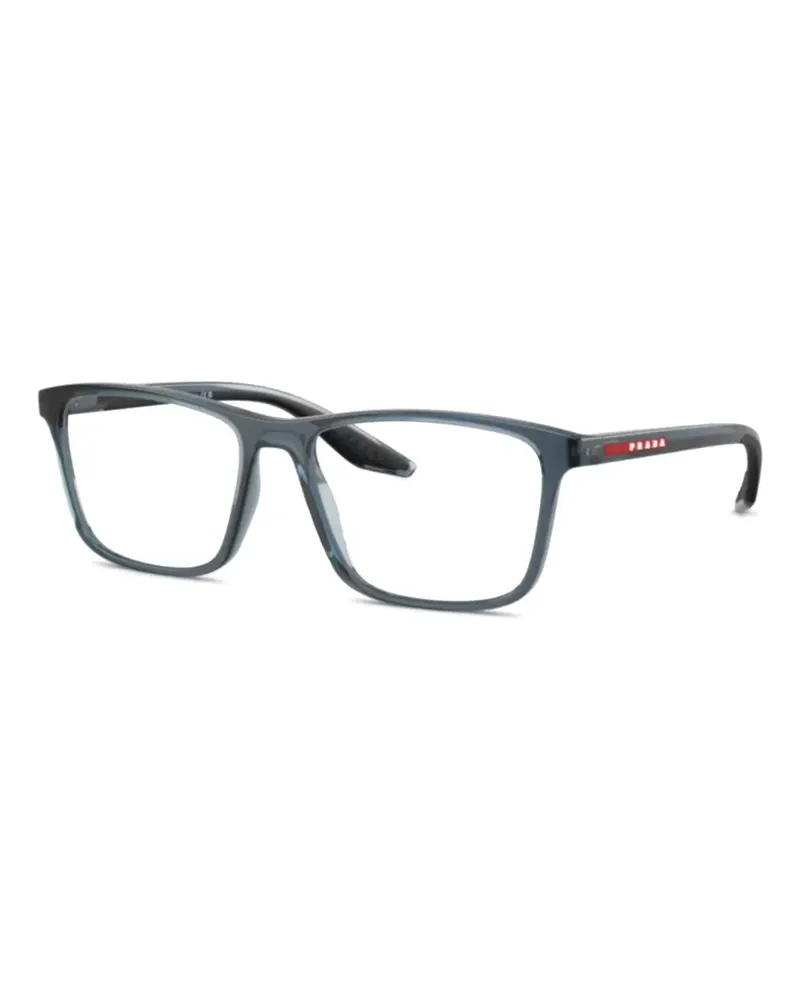 Prada Brille mit eckigem Gestell - Grau Grau