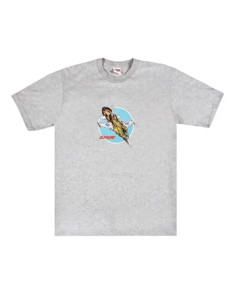 Supreme Being Jet T-Shirt mit grafischem Print - Grau Grau