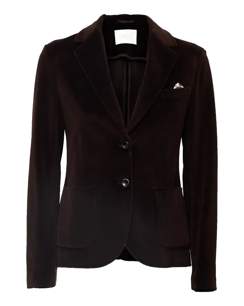 CIRCOLO 1901 Schmaler Blazer aus Velours - Braun Braun