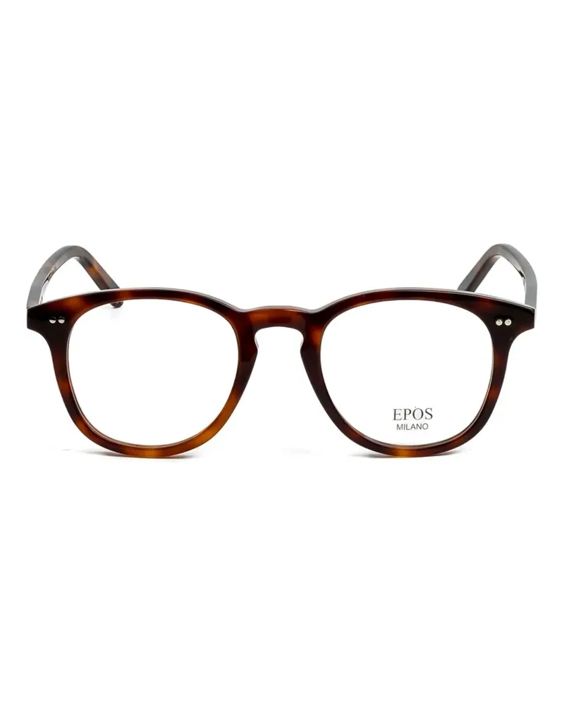 EPOS Zeus 2 round-frame glasses - Braun Braun