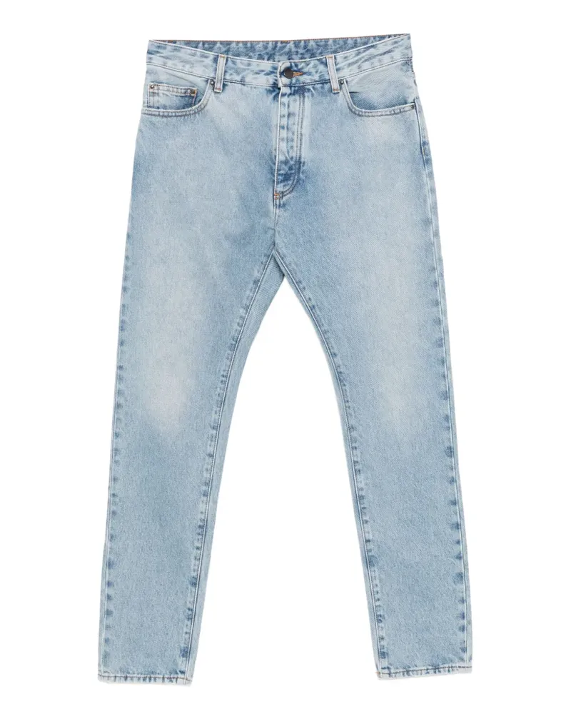 Palm Angels Jeans mit Logo-Print - Blau Blau