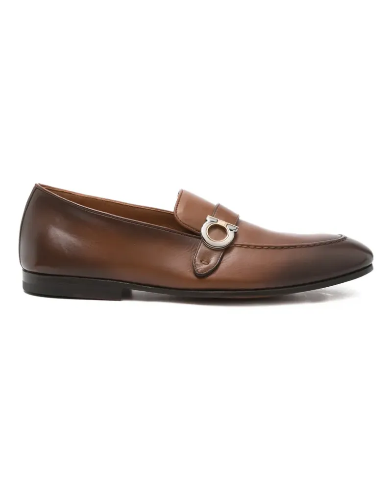 Ferragamo Gancini Loafer - Braun Braun