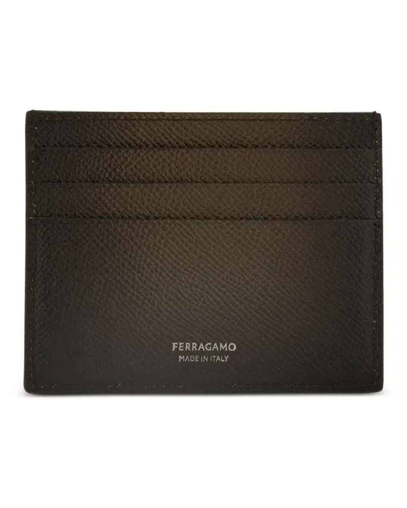 Ferragamo Micro Gancini Kartenetui - Grün Grün