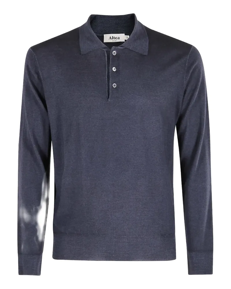 Altea long-sleeve polo shirt - Blau Blau